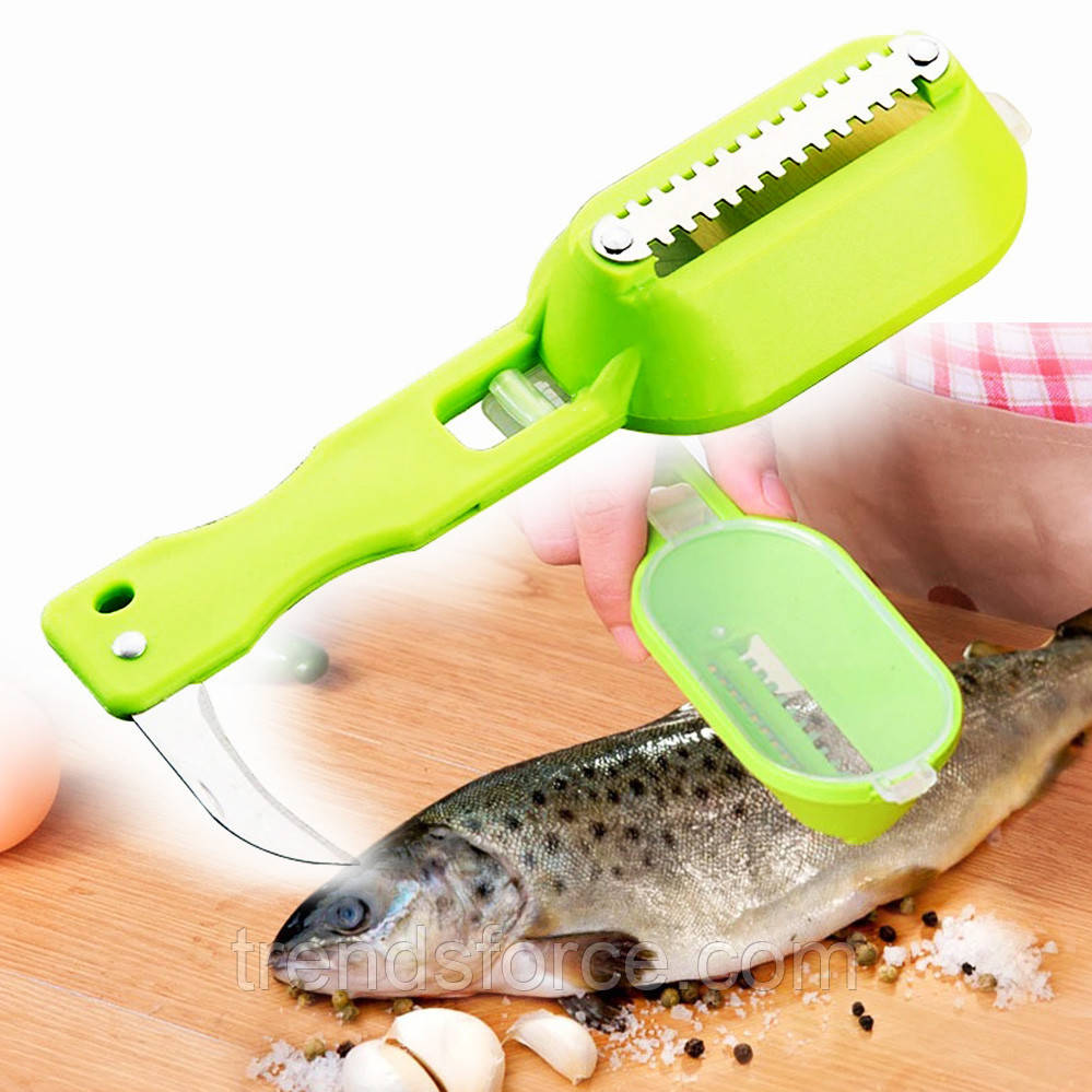 Рибочищення ніж для чищення риби Killing-fish Knife Зелена 193540