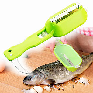 Рибочищення ніж для чищення риби Killing-fish Knife Зелена 193540, фото 1