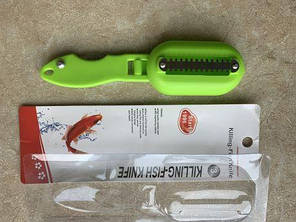 Рибочищення ніж для чищення риби Killing-fish Knife Зелена 193540, фото 4
