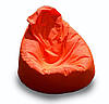 М'які крісла мішки зі знімним чохлом MeBelle REST DROP-XL безкаркасні меблі для саду, помаранчевий, фото 3
