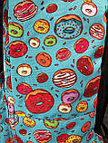 Міський рюкзак з принтом Пончики, фото 8