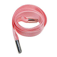 Шнурок репс 20 мм (1,25 м) 5777 розовый + никель (J782) + стопор никель