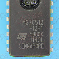 Память CMOS EPROM STM M27C512-12F1 DIP28