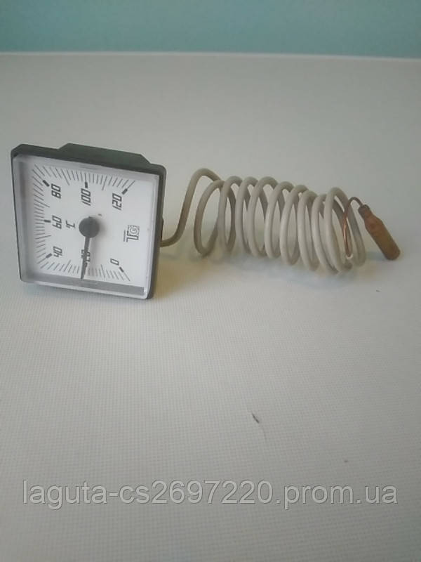 Термометр для котла опалення з капіляром 1 метр.