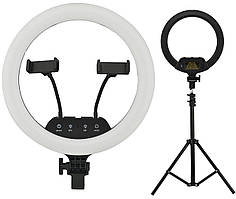 Кільцева LED лампа діаметром 36 см AL-360 з сенсорними кнопками і пультом (14327)