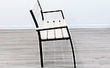 Комплект меблів для літніх майданчиків "Стелла" стіл (120*65) + 2 стільці + 2 лавки Білий, фото 3