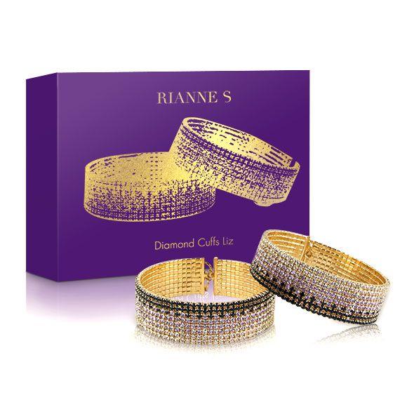 Лакшері наручники-браслети з кристалами Rianne S: Diamond Cuffs Кайф, фото 1