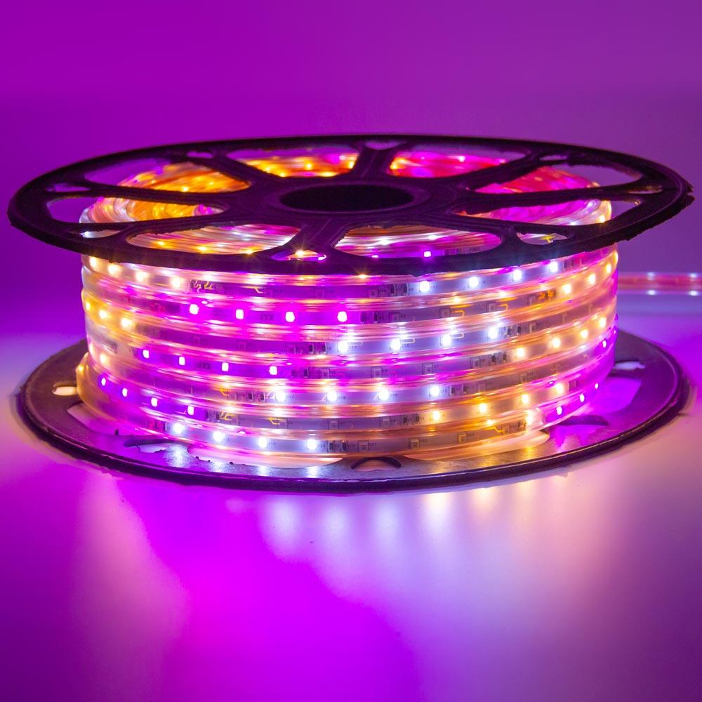 Стрічка світлодіодна Multi-Color 220V smd2835 48лед 5 Вт герметична 1 м No12