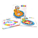 Дитячий надувний круг Інтекс для плавання Надувний круг-плотик з трусиками кольоровий Intex 59570 Черепаха, фото 6