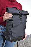 Рюкзак РОЛ ТОП чоловічий-жіночий Roll Top для ноутбука міський турист, фото 6