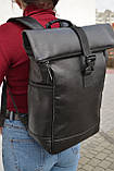 Рюкзак РОЛ ТОП чоловічий-жінський Roll Top для ноутбука міський турист, фото 9