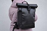 Рюкзак РОЛ ТОП чоловічий-жінський Roll Top для ноутбука міський турист, фото 2