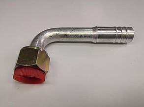 Фітінг №12 90' алюміній перехідний гайка №10 ялинка №12