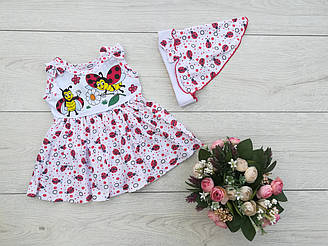 Плаття " Сонечко" зріст 74-80 і 86-92 см