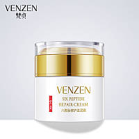 Разглаживающий крем для лица с гексапептидом-11 Venzen Six Peptide Repair Cream, 50г