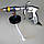 Пістолет для хімчистки салону автомобіля пневматичний Торнадор зі змінною насадкою щіткою AIRKRAFT WG-2050, фото 8