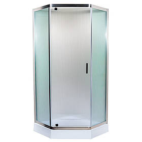 Душова кабіна INSANA P91/6 LN 90x90x205 п'ятикутна мілкий піддон