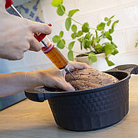 Шприц-маринатор Browin — 30 мл, 2 голки з нержавійки, інʼєктор для засолу мʼяса