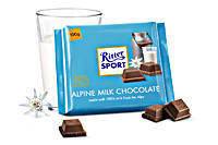 Шоколад RITTER SPORT ALPENMILCH (Альпийское молоко) Германия 100г