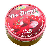 Леденцы (конфеты) Woogie Fine Drops (мелкие капли) вкус вишни Австрия 200г