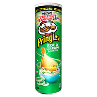 Чипсы сметана и зеленый лук Pringles Sour cream & Onion,200 г