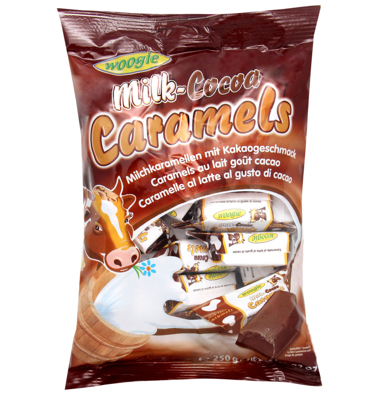 Купить Конфеты Milk Karamels Cocoa Caramels (молочная карамель Коровка ...
