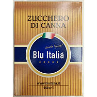 Сахар тростниковый коричневый Zucchero Di Canna Blu Italia 500г Италия