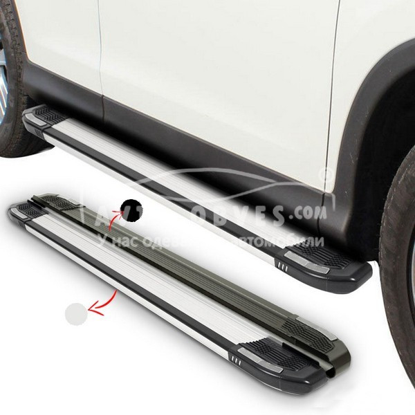 Профільні підніжки BMW X1 F48 2016-..., ПК Brilliant S, фото 1