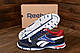 Чоловічі літні кросівки сітка Reebok (Рибок) Street Style Blue, чоловічі туфлі, кеди сині, Літня чоловіча, фото 7