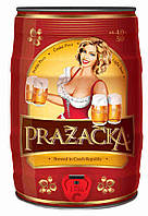 Пиво світле Prazacka (Пражечка) 5л з/б алк. 4% ж/б 5л Чехія