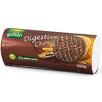 Вегетарианское без красителей Печенье злаковое с шоколадом Digestive Choco Gullon 300г Испания