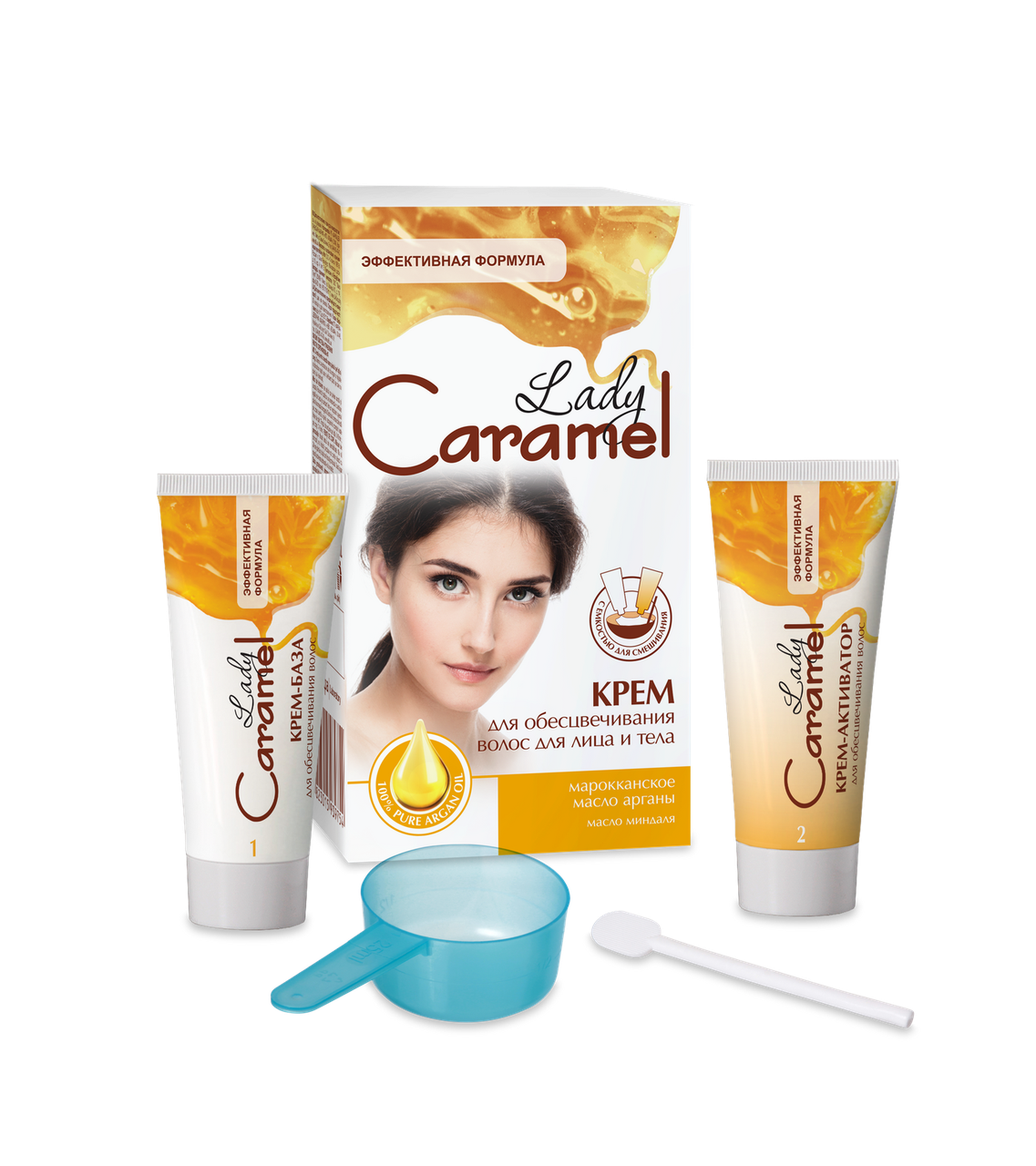 Lady Caramel. Крем для знебарвлення волосся 2x50 мл