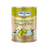 Оливки зелені фаршировані сиром, Helcom 300 г Польща
