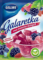 Желе (Galaretka) со вкусом лесной ягоды Gellwe Польша 75г