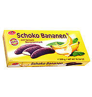 Конфеты шоколадные Schoko Bananen (с банановой начинкой) Австрия 300г