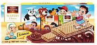Вафли детские шоколадные Feiny Biscuits Kids-wafers with chocolate cream 225g (5x45g) Австрия