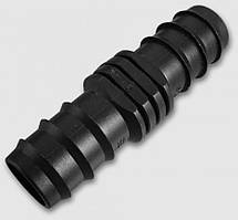 З'єднувач зубчастий 16х16мм для ПЕ трубки Ф 16мм