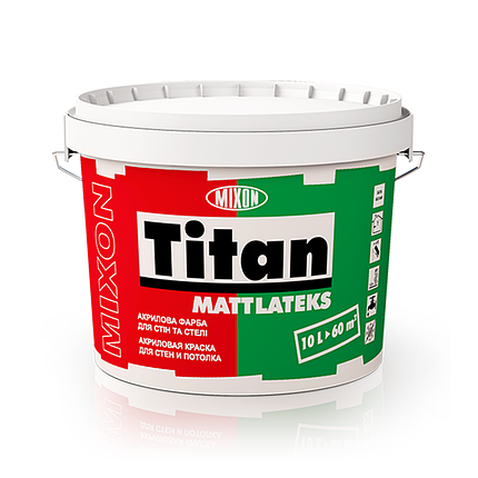 Латексна фарба Mixon Titan Mattlatex 1л, фото 1