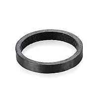 Проставочное кольцо XLC черное, 5 мм, 1 1/8" карбон (AS)