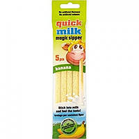 Трубочки для молока Banana Quick Milk Magic Sipper Flavour (5x6г) 5шт.Польша