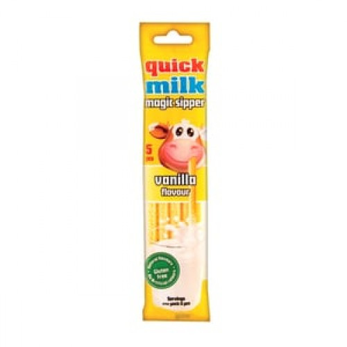 Трубочки для молока Vanilla Quick Milk Magic Sipper Flavour (5x6г) 5шт.Польша - фото 2 - id-p1391653447