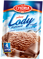 Морозиво сухе з шоколадним смаком Cykoria Польща 60г (4 порції)