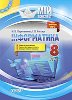 Мій конспект. Інформатика. 8 кл (Доповнене та перероблене під програму 2017). арт. ИНМ013 ISBN9786170039736