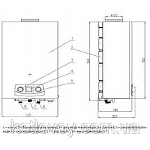 Газова колонка Thermo Alliance димохідна JSD20-10N-QB 10 л EURO+, фото 3