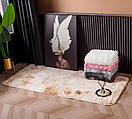 М'який килимок приліжковий з довгим ворсом 100х200 см, килимок для ванної, різні кольори, фото 2