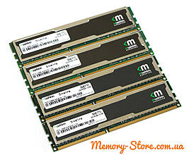 Комплект оперативної пам'яті 16GB (4x4GB) Mushkin Silverline DDR3 2Rx8 PC3-10600 1333MHz, Intel та AMD, б/в