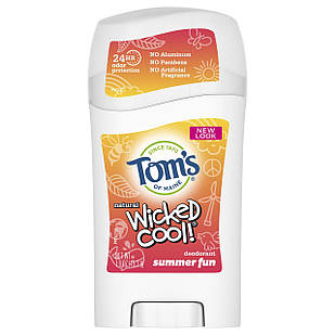 Tom's of Maine Wicked Cool! Girls Summer Fun Deodorant Дитячий дезодорант без алюмінію і парабенів, 45 г