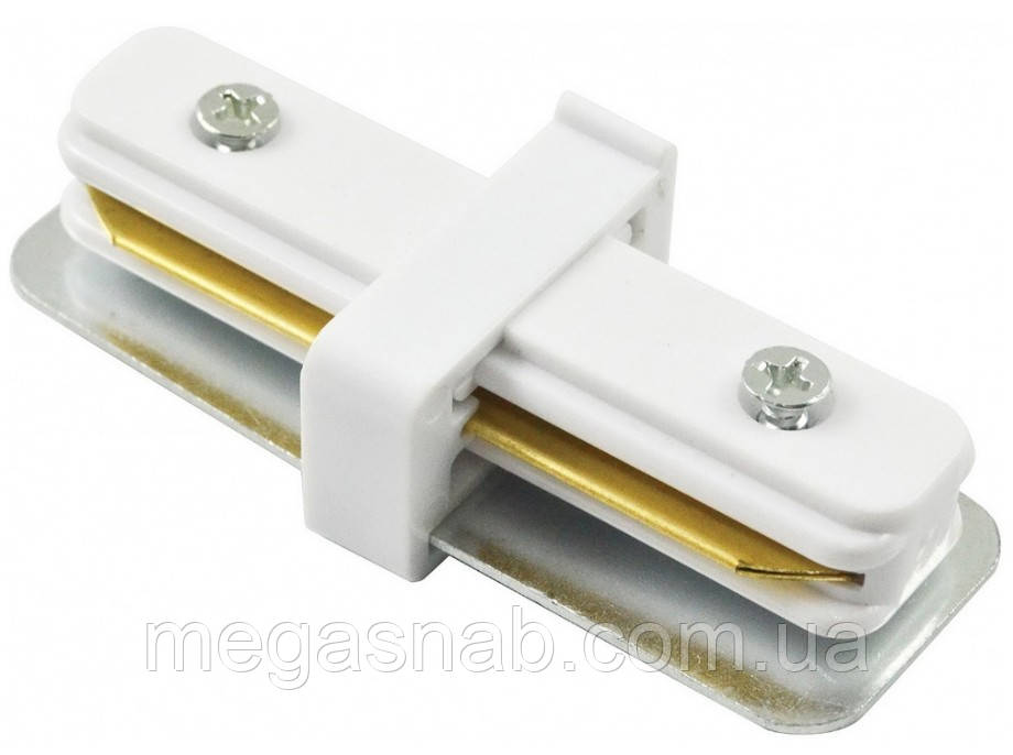 Коннектор Прямой для Шинопровода Однофазного , Белый LD1000 FERON ...