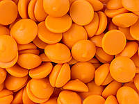 Шоколадные диски оранжевые (глазурь кондитерская)