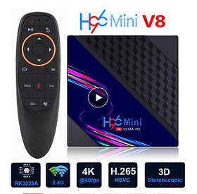 Смарт-ТВ-приставка H96 mini V8 (2/16 Gb) SmartTV Андроїд Android TV box + пульт Air Mouse G20